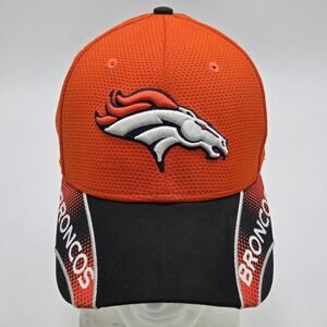 Denver‎ Broncos New Era 9FORTY Orange Black Hat Cap NFL Football Double Banner